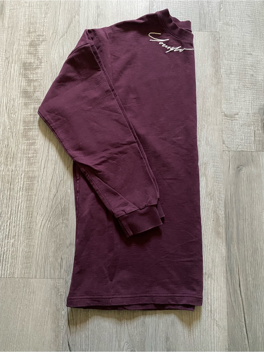 YoungLA Burgundy Long Sleeve Tee